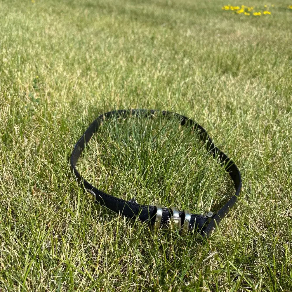 Brighton Black with gold and silver accents belt size M / 30